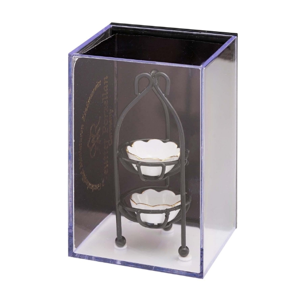 Picture of Etagere Metal with Porcelain Bowls